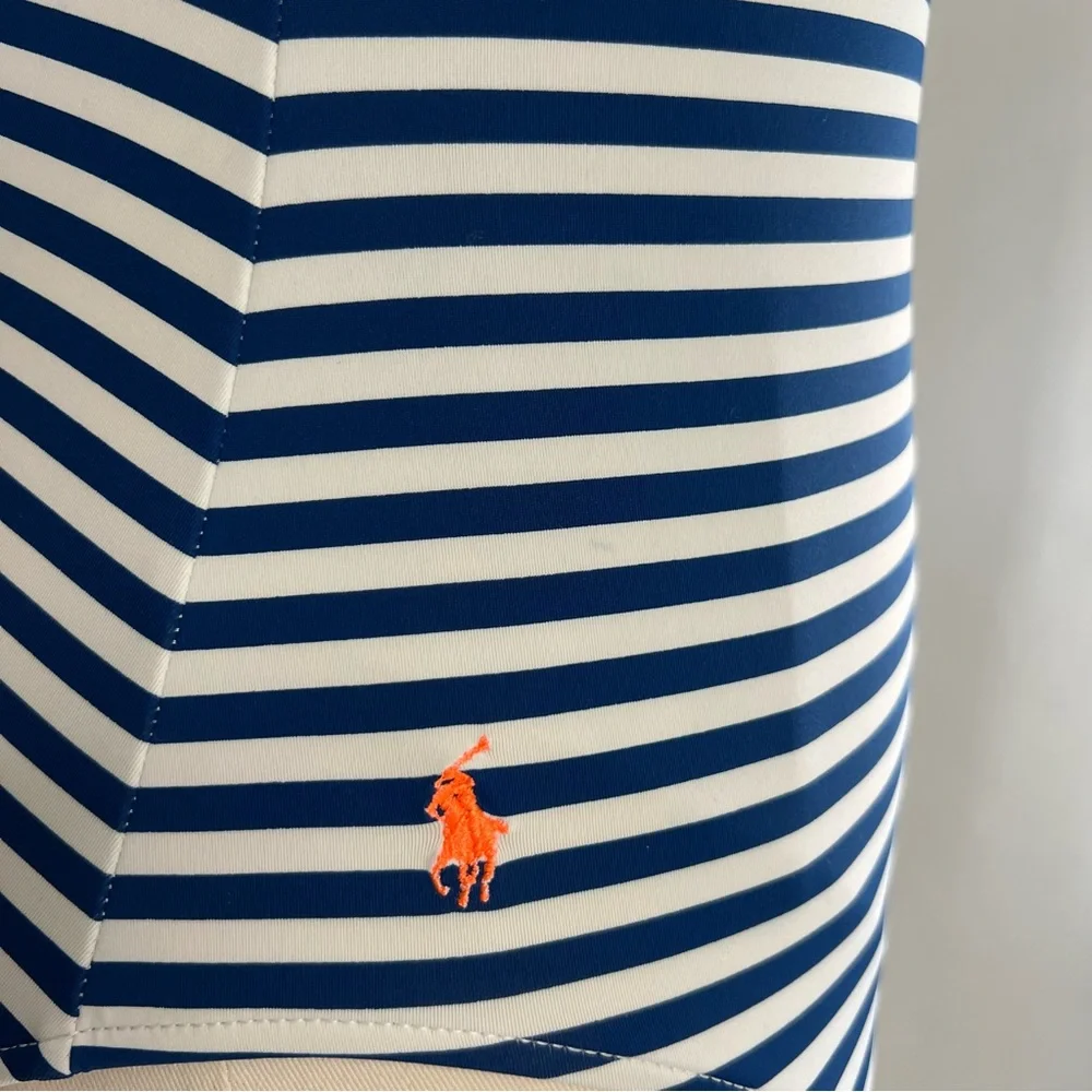 POLO RL Stripes On-Piece Swimsuit - Picture 8 of 8